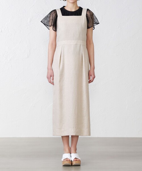 「EPOCA THE SHOP」 サロペットスカート 36 グリーン系その他7 レディース_画像3