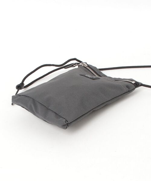 「STANDARD SUPPLY」 ワンポイントショルダーバッグ - グレー メンズ_画像3