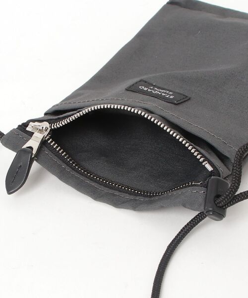 「STANDARD SUPPLY」 ワンポイントショルダーバッグ - グレー メンズ_画像4