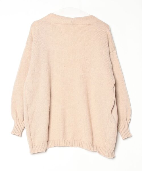 「cammie」 ニットカーディガン FREE オートミール レディース_画像2