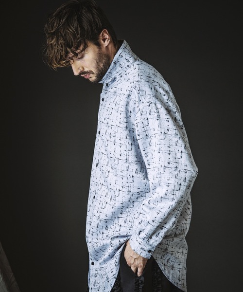 NO ID.（ノーアイディー） シャツ 「NO ID.」High Collar Long Check