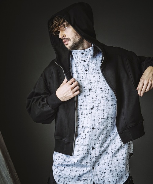 NO ID.（ノーアイディー） シャツ 「NO ID.」High Collar Long Check