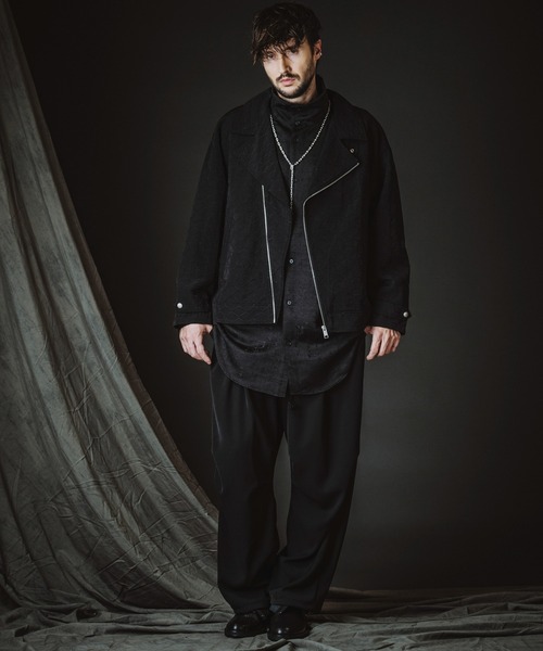 NO ID.（ノーアイディー） シャツ 「NO ID.」High Collar Long Check