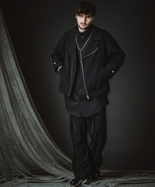 NO ID.（ノーアイディー） シャツ 「NO ID.」High Collar Long Check
