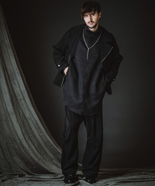 NO ID.（ノーアイディー） シャツ 「NO ID.」High Collar Long Check