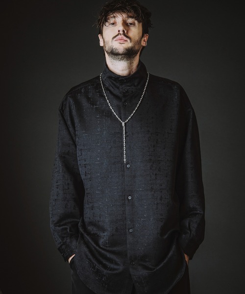NO ID.（ノーアイディー） シャツ 「NO ID.」High Collar Long Check