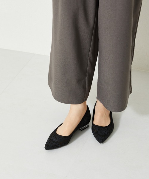 「ORiental TRaffic」 フラットパンプス 40 ブラック レディース_画像5