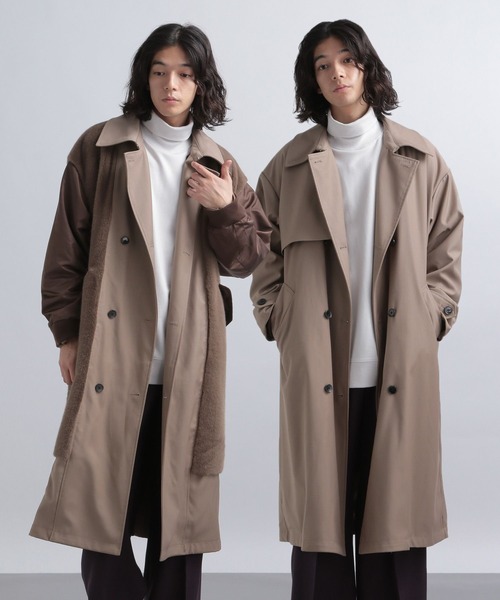 HARE（ハレ） トレンチコート SMALL ベージュ メンズ : ZOZOTOWN Yahoo