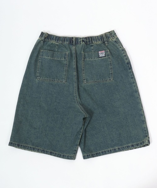 「VISION STREET WEAR」 デニムハーフパンツ M ブラック メンズ_画像6