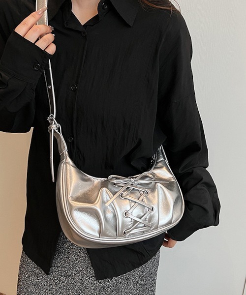 「MASHIRO」 ショルダーバッグ FREE レッド レディース_画像6