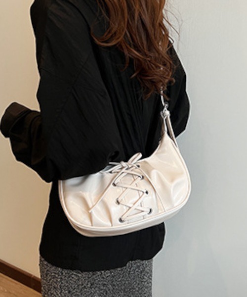 「MASHIRO」 ショルダーバッグ FREE レッド レディース_画像9