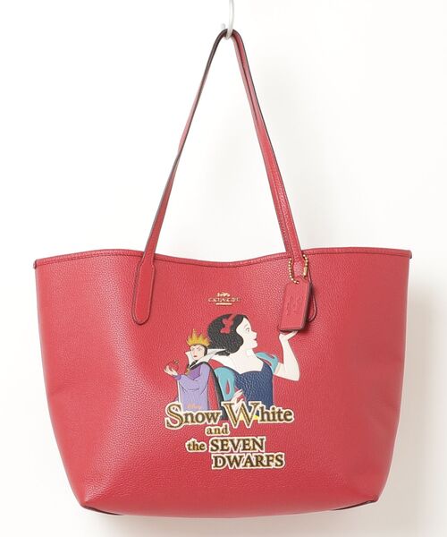 COACH(コーチ) トートバッグ「Disneyコラボ」 - レッド COACH(コーチ) トートバッグ「Disneyコラボ」 - レッド