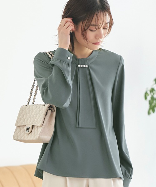 「RUIRUE BOUTIQUE」 長袖ブラウス L ブラック レディース_画像5