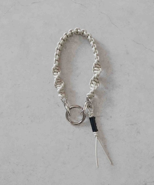 SENTI（センティ） キーホルダー 「 」BRAIDING LEATHER HAND STRAP