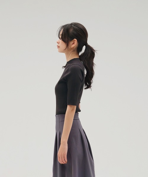 「New Balance」 半袖ニット ONE SIZE ブラック レディース_2