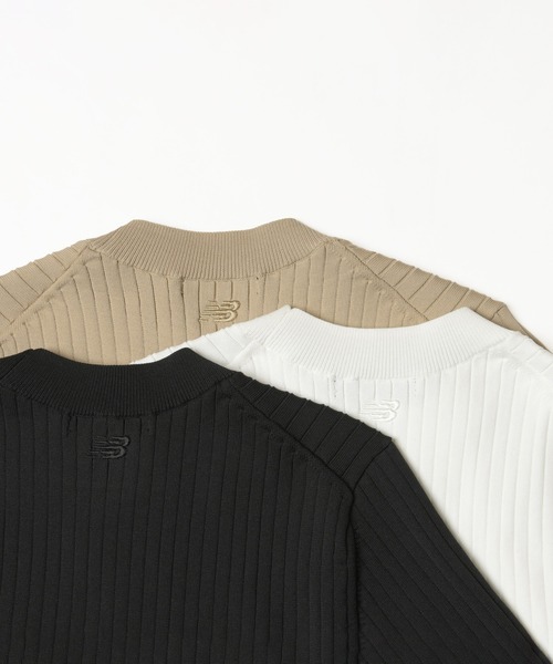 「New Balance」 半袖ニット ONE SIZE ブラック レディース_8