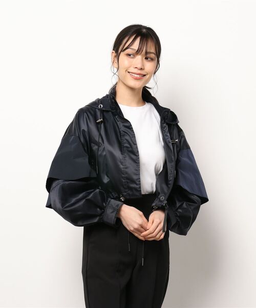 「LANVIN en Bleu」 ブルゾン 38 グリーン レディースの画像