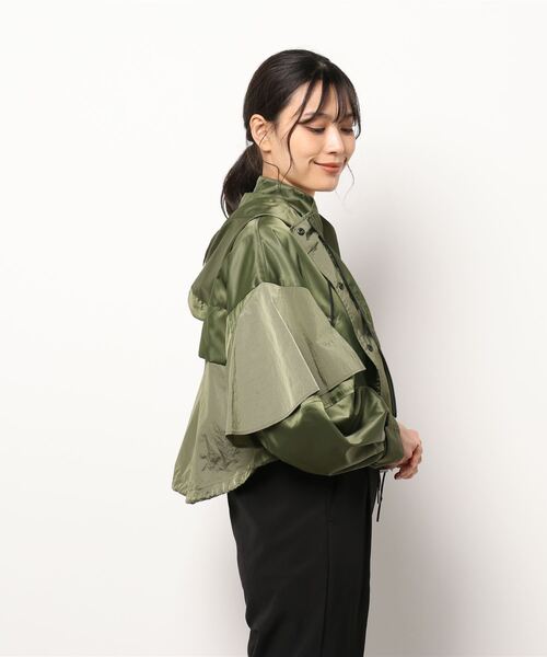 「LANVIN en Bleu」 ブルゾン 38 グリーン レディースの画像
