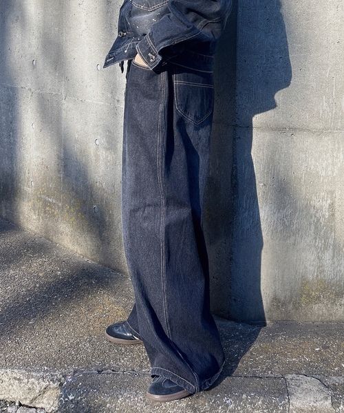 「MandO（Auntie Rosa）」 デニムパンツ MEDIUM インディゴブルー メンズ_画像5