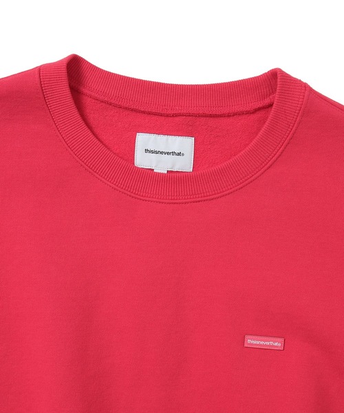 thisisneverthat」 スウェットカットソー S フューシャピンク メンズ 