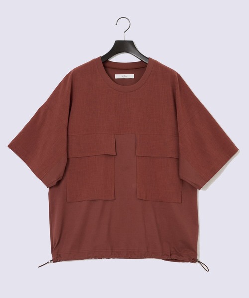 UJOH（ウジョー） tシャツ 「UJOH HOMME/ウジョー」Switching BOX T