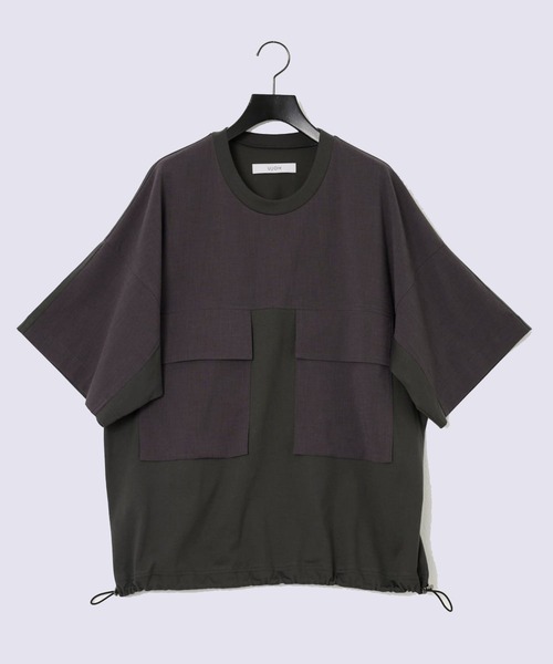 UJOH（ウジョー） tシャツ 「UJOH HOMME/ウジョー」Switching BOX T
