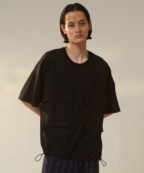 UJOH（ウジョー） tシャツ 「UJOH HOMME/ウジョー」Switching BOX T