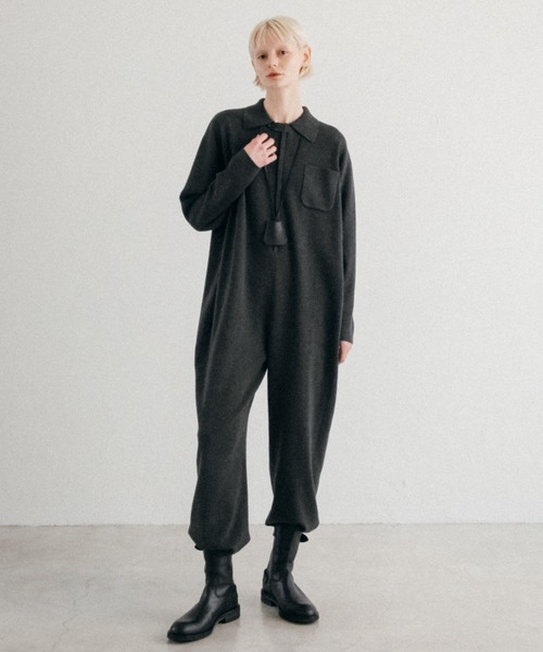 CREDONA（クレドナ） オールインワン KNIT JUMP SUIT/ニットジャンプ