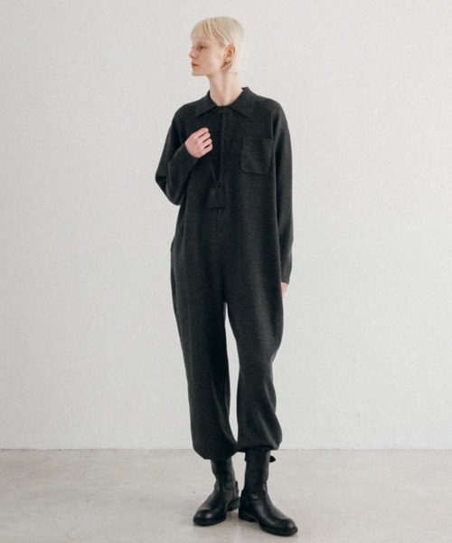 CREDONA（クレドナ） オールインワン KNIT JUMP SUIT/ニットジャンプ