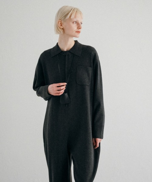 CREDONA（クレドナ） オールインワン KNIT JUMP SUIT/ニットジャンプ