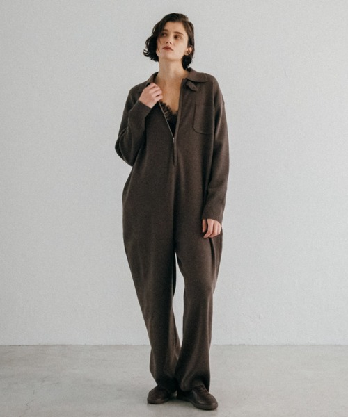 CREDONA（クレドナ） オールインワン KNIT JUMP SUIT/ニットジャンプ