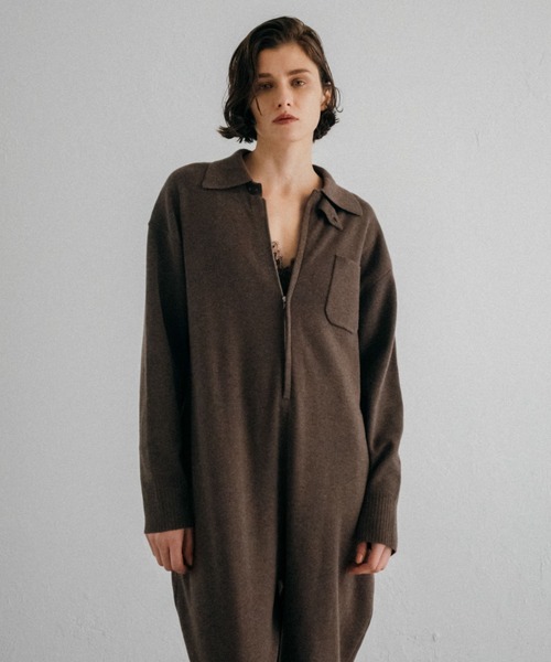 CREDONA（クレドナ） オールインワン KNIT JUMP SUIT/ニットジャンプ