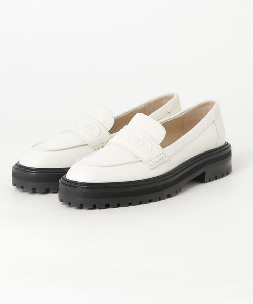 「JIMMY CHOO」 シューズ 37 ホワイト レディース