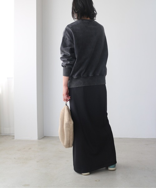 トレーナー スウェット 「オリジナル図案」ネコ刺繍スウェット レディース_12