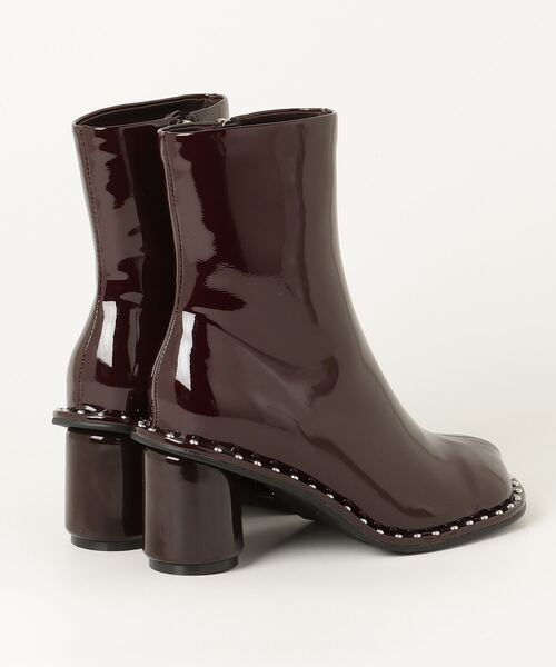 「SY UNITED ARROWS」 ブーツ 24.5cm ワインレッド レディース_画像2