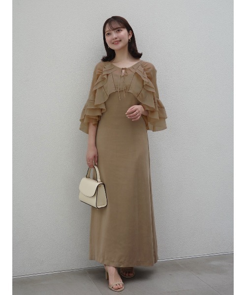 ワンピース ボレロキャミワンピースの画像