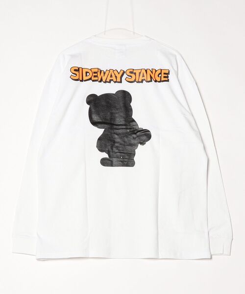 En serio TOKYO tシャツ 「SIDEWAYSTANCE」シルエットダウナーベア長袖