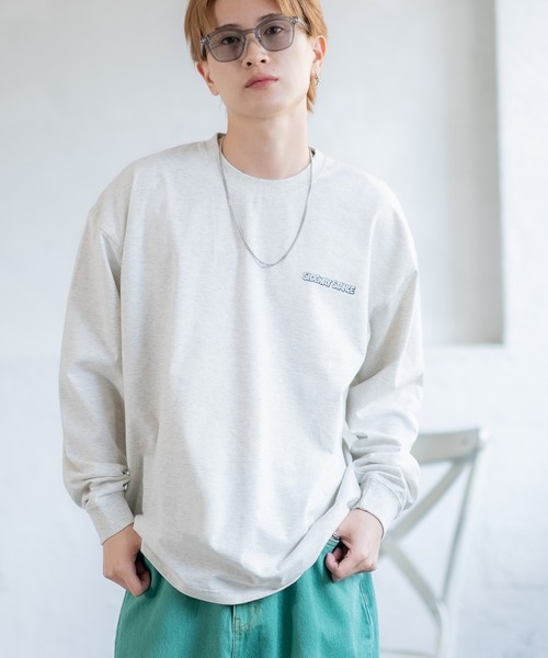 En serio TOKYO tシャツ 「SIDEWAYSTANCE」シルエットダウナーベア長袖