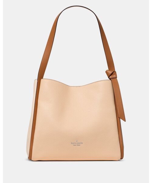 【新品】ケイトスペード バッグ ショルダーバッグ kate spade キルティング調 キャリー デニム カラーブロック ジップ トップ クロスボディ チェーン付き 2WAY 斜め掛け KG559 403(ブルー系×オフホワイト系)アウトレット レディース carey colorbloock denim zip top デコ キルテッド チェーン ショルダー バッグ | ショルダーバッグ