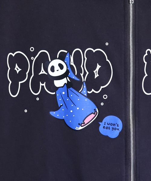 フランシュリッペ　パンダ刺繍のパーカー PANDIESTA（パンディエスタ） パーカー ジンベエパンダZIPパーカー(M2