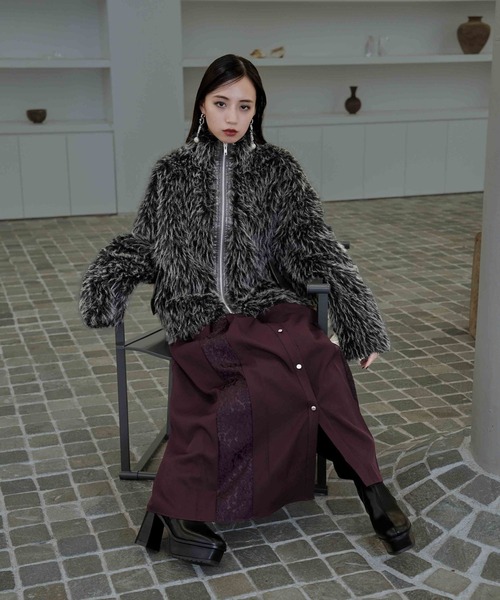 HARE（ハレ） シャツワンピース FREE レッド レディース : ZOZOTOWN