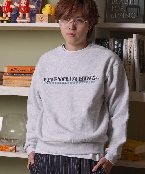 「FFEIN」 スウェットカットソー MEDIUM ブラック メンズ_画像6