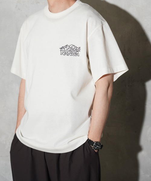 NANGA（ナンガ） tシャツ ECO HYBRID LINE DRAWING TEE エコ