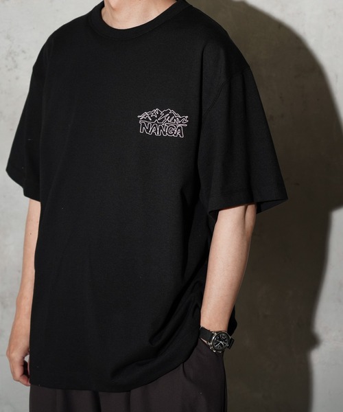 NANGA（ナンガ） tシャツ ECO HYBRID LINE DRAWING TEE エコ