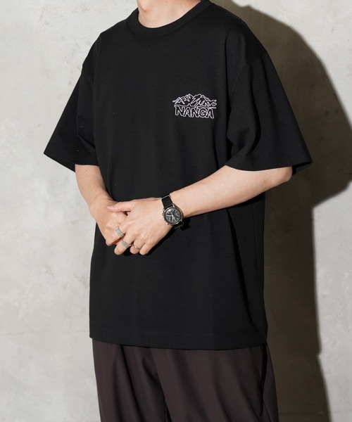NANGA（ナンガ） tシャツ ECO HYBRID LINE DRAWING TEE エコ
