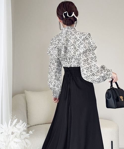 「mily bilet」 ドッキングワンピース LARGE ブラック レディース_画像5