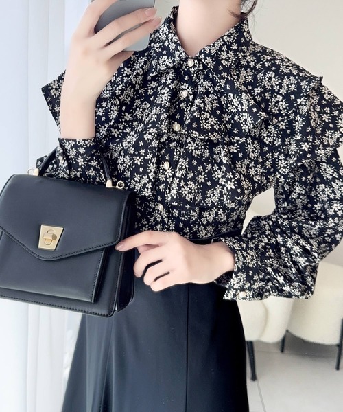 「mily bilet」 ドッキングワンピース LARGE ブラック レディース_画像6