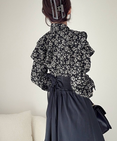 「mily bilet」 ドッキングワンピース LARGE ブラック レディース_画像8
