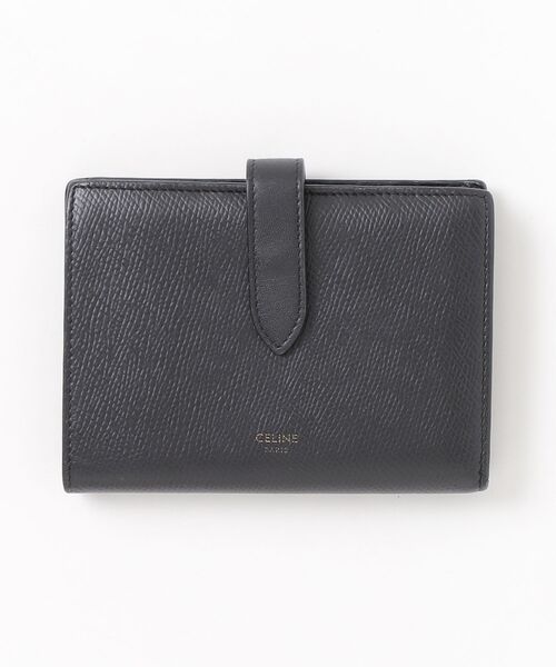 CELINE セリーヌ 財布 ミディアムストラップウォレット CELINE（セリーヌ） ミディアム ストラップウォレット - ブラック