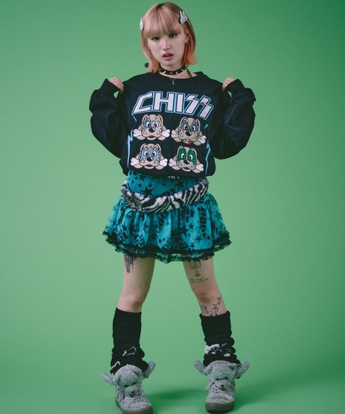 「GALFY」 長袖Tシャツ L スミクロ メンズ_画像3